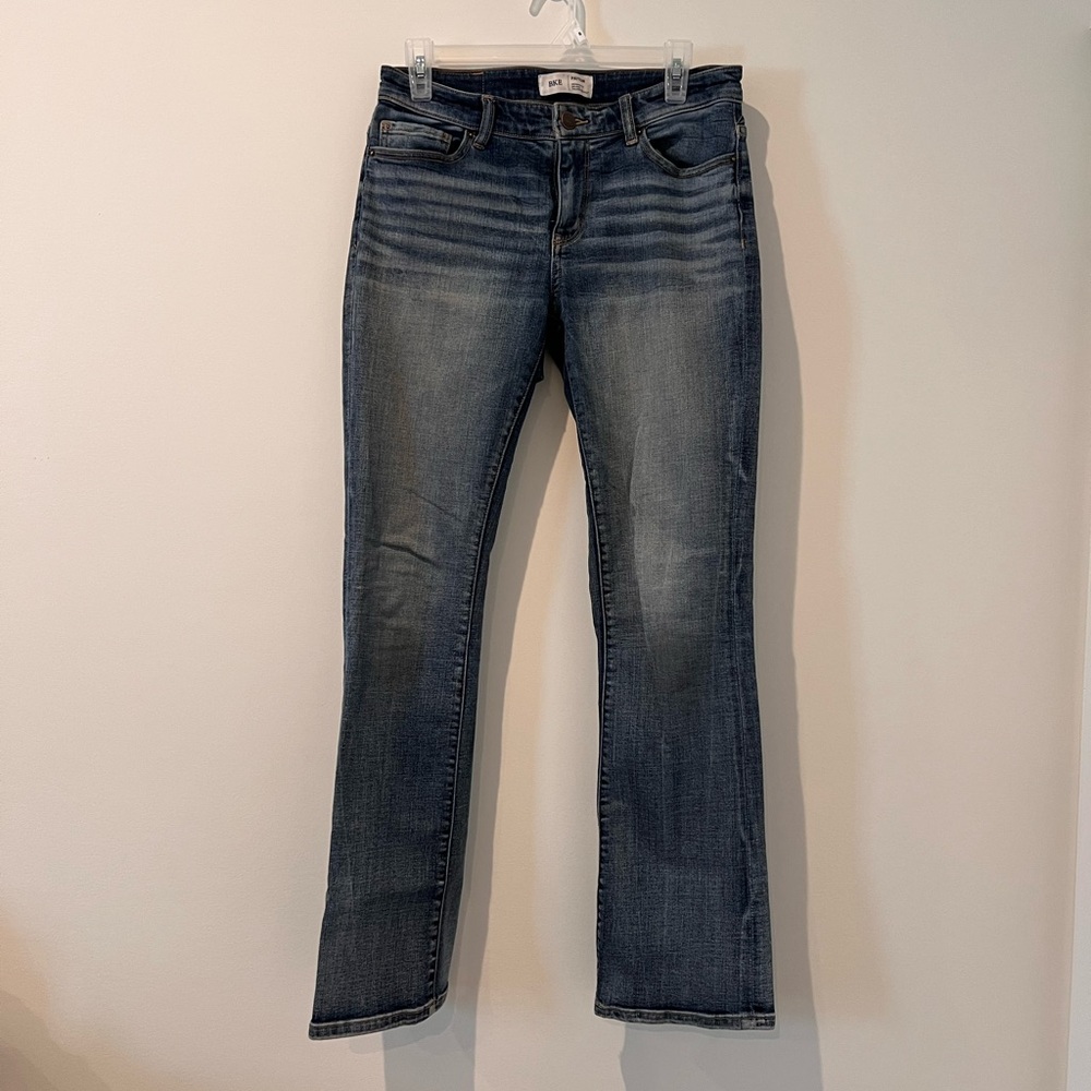 BKE Women's Boot Cut Jeans in Dark Blue